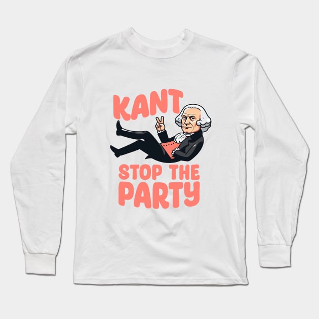 Kant Long Sleeve T-Shirt by 3coo